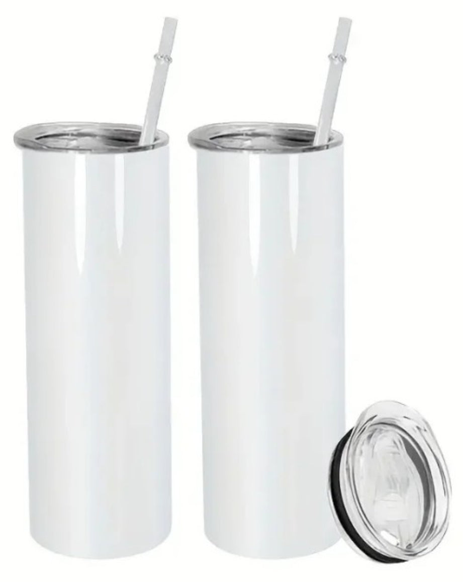 Hey Boo Skinny Tumbler