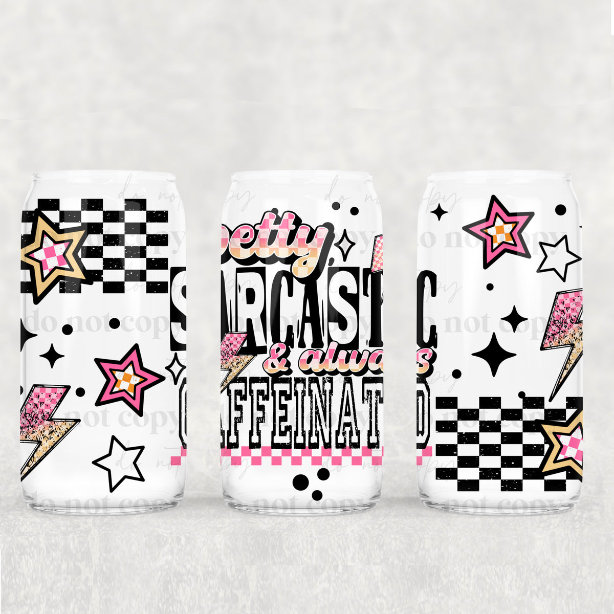 Petty, Sarcastic, & Caffeinated 16oz Tumbler