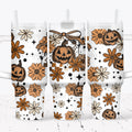 Pumpkin Floral with Bows 40 oz Tumbler