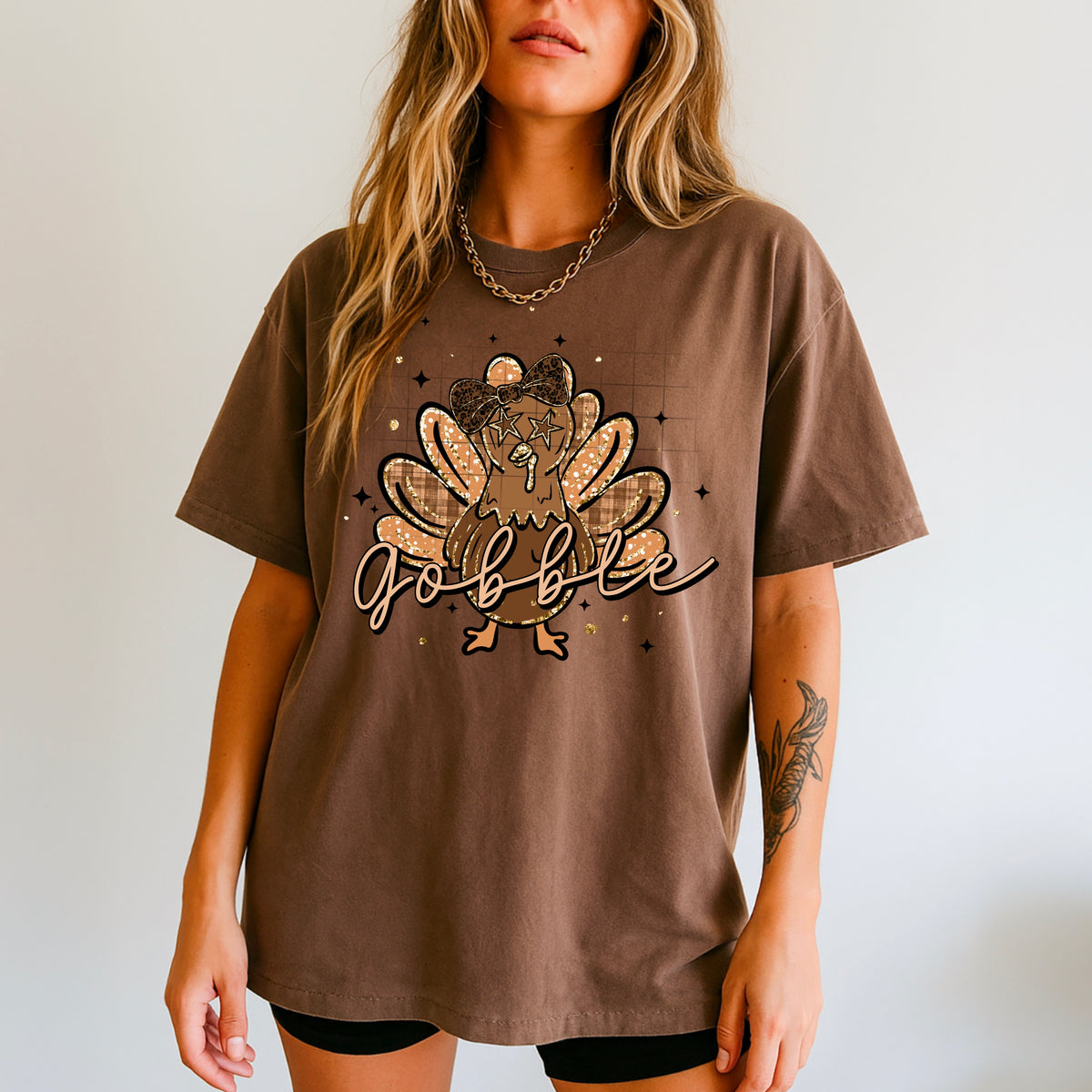 Gobble Glitter Turkey